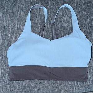 Women's NWOT Zyia Blue and Gray Sports Bra